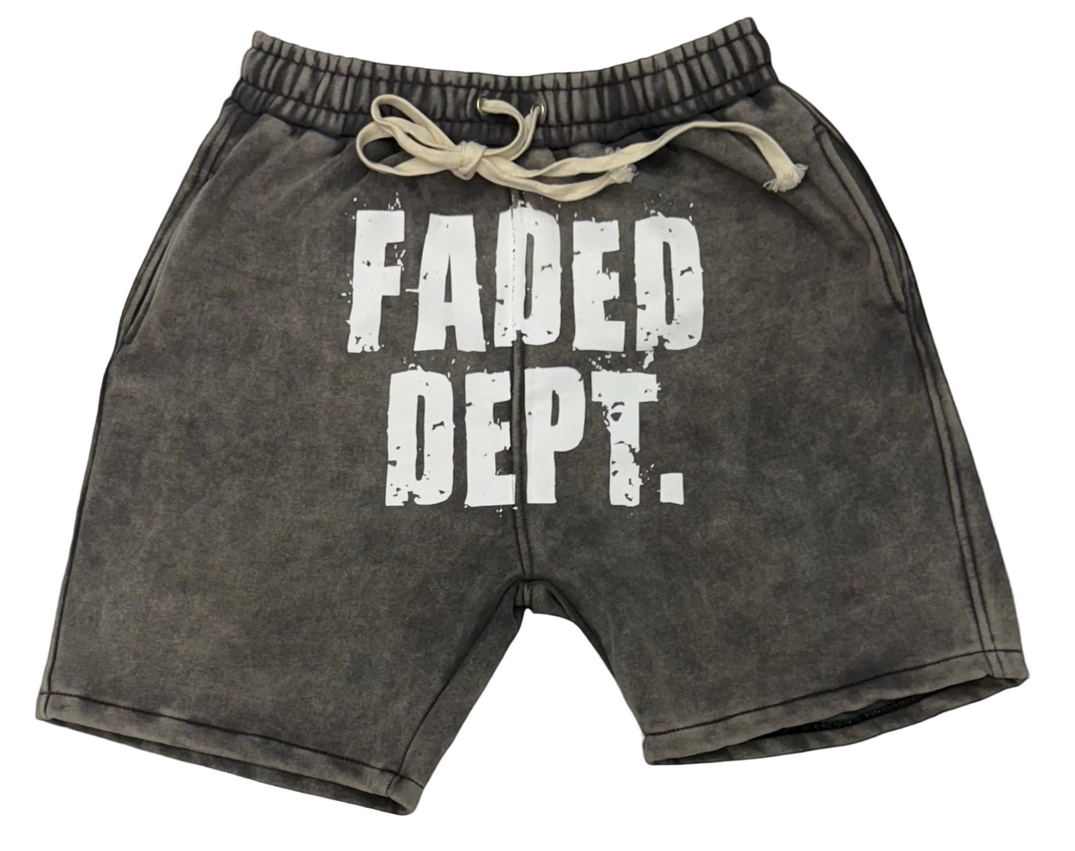 FADED DEPT. BIG FADED SHORTS