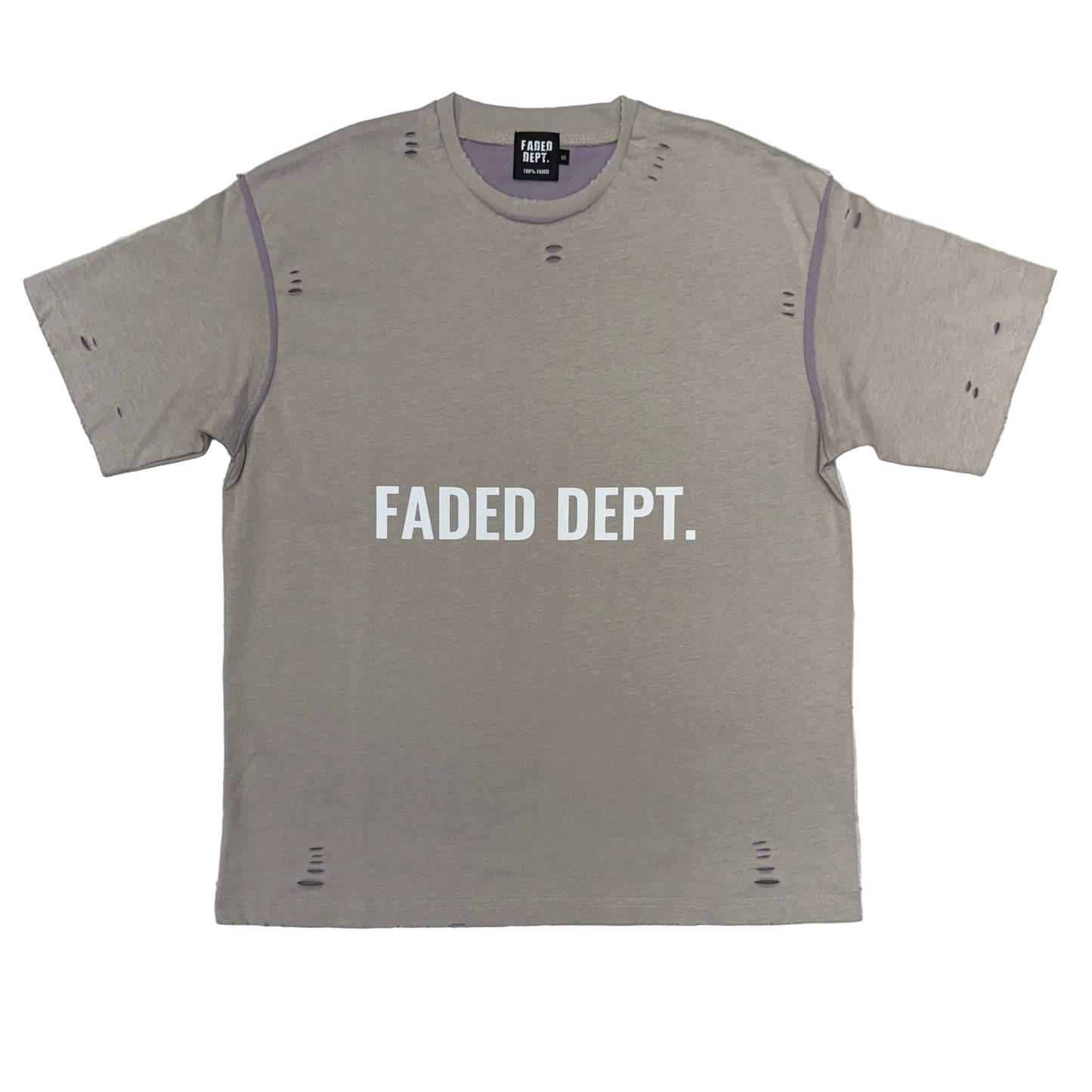 FADED DEPT. DISTRESSED T-SHIRT
