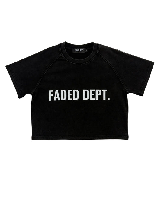 FADED DEPT. CROP T-SHIRT