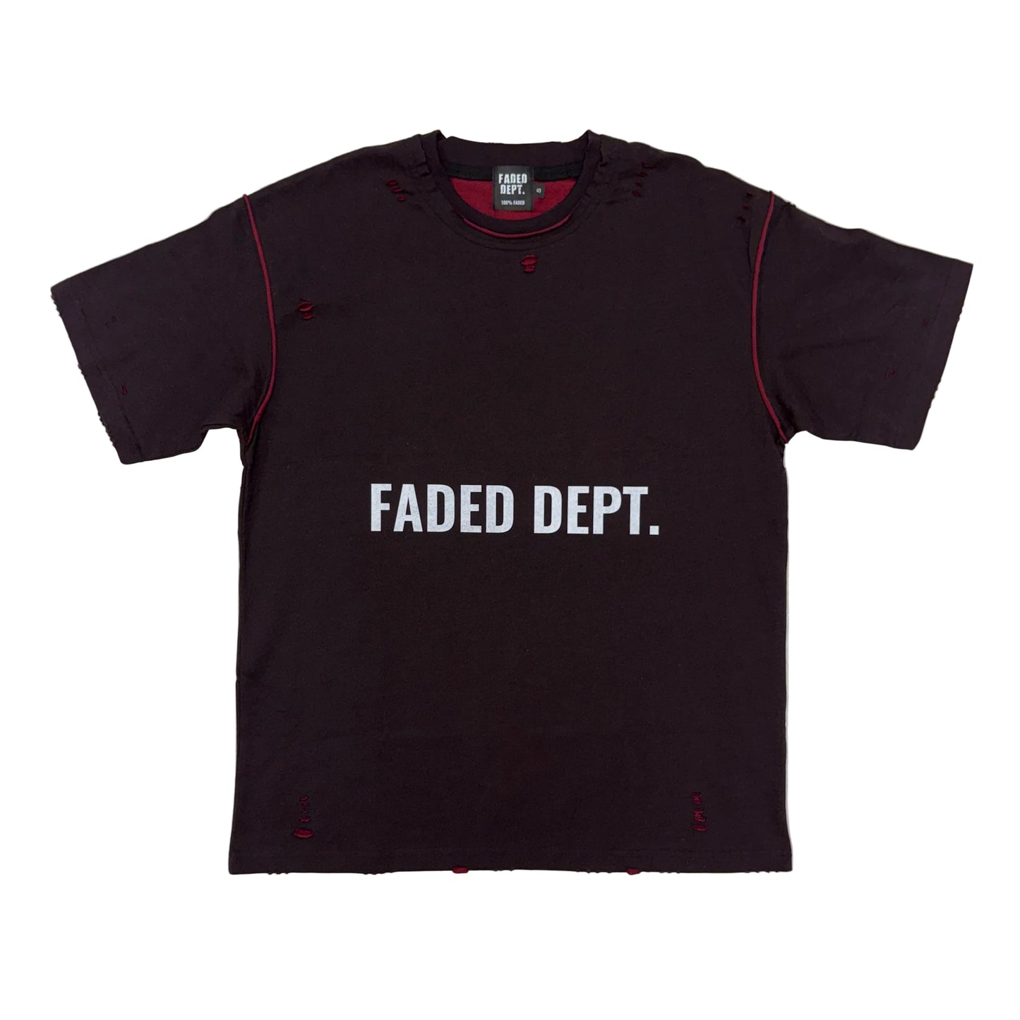 FADED DEPT. DISTRESSED T-SHIRT