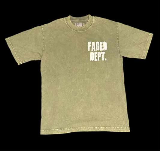FADED DEPT. ORIGINAL MATCHA T-SHIRT