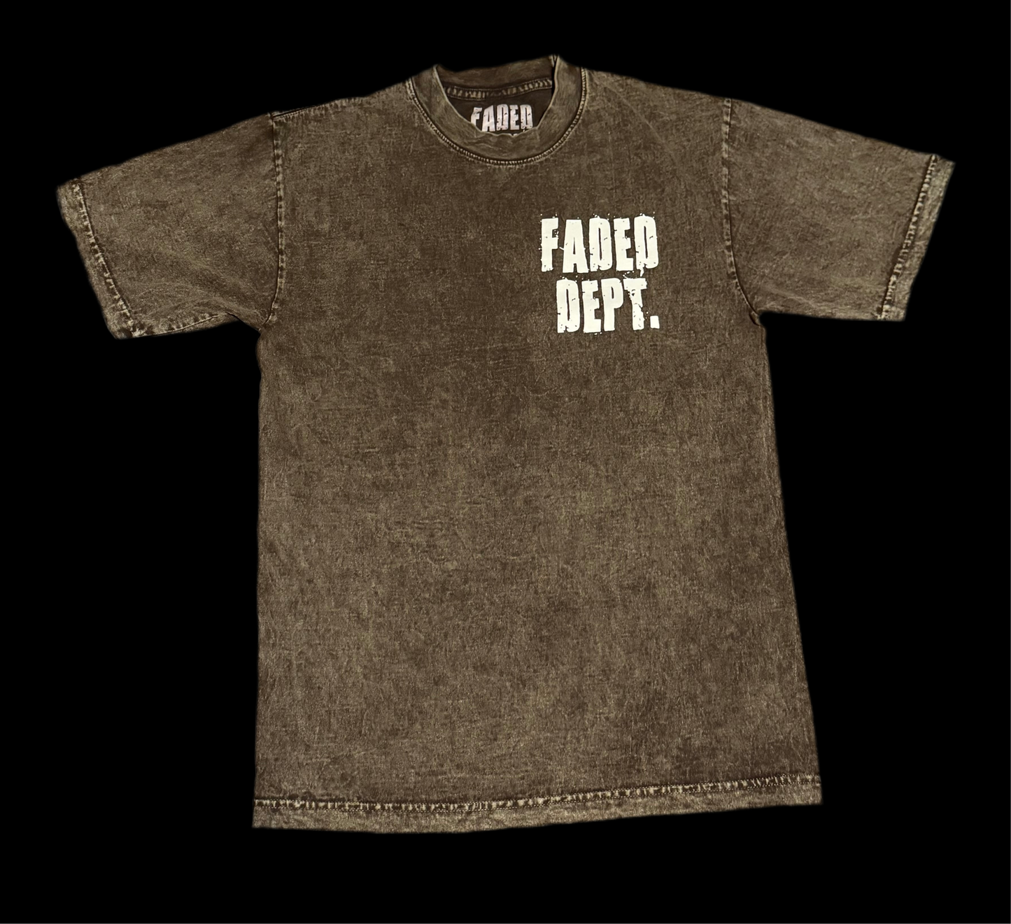 FADED DEPT. ORIGINAL COCOA T-SHIRT