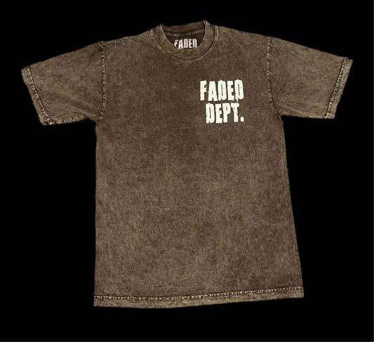 FADED DEPT. ORIGINAL COCOA T-SHIRT