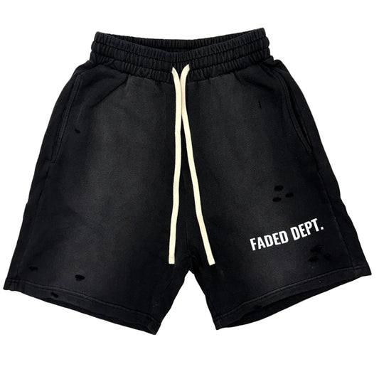 FADED DEPT. DISTRESSED SHORTS
