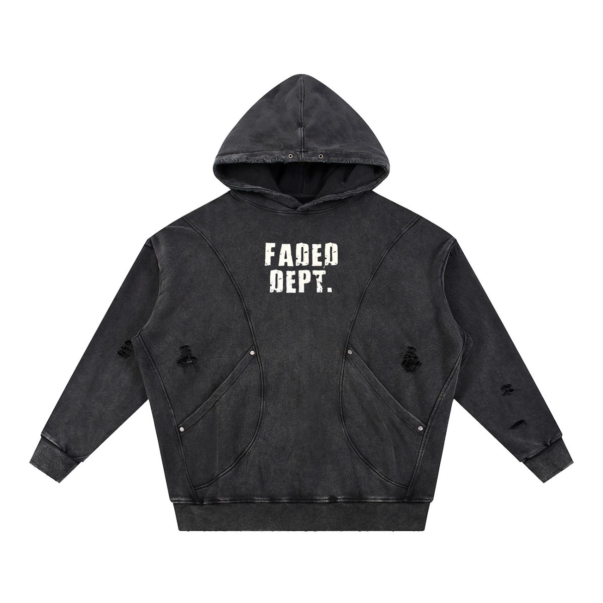 FADED DEPT. DISTRESSED HOODIE