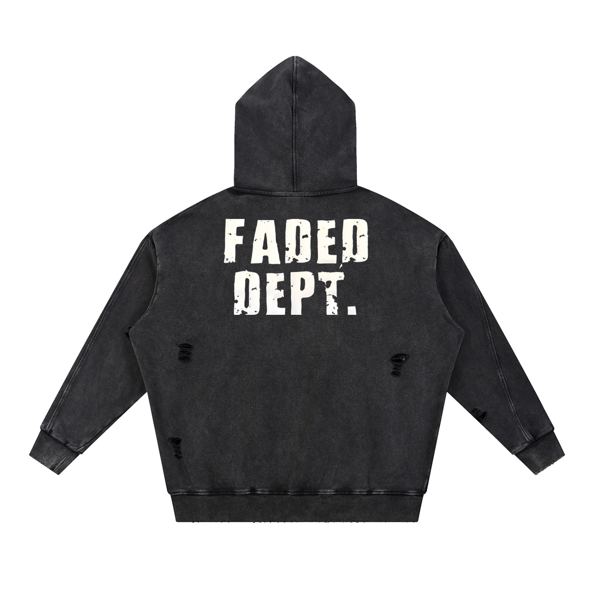 FADED DEPT. DISTRESSED HOODIE
